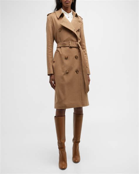 burberry london cashmere wrap trench coat|Burberry kensington belted cashmere coat.